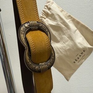 Sezane - Gaia Belt - Miel - Size T100